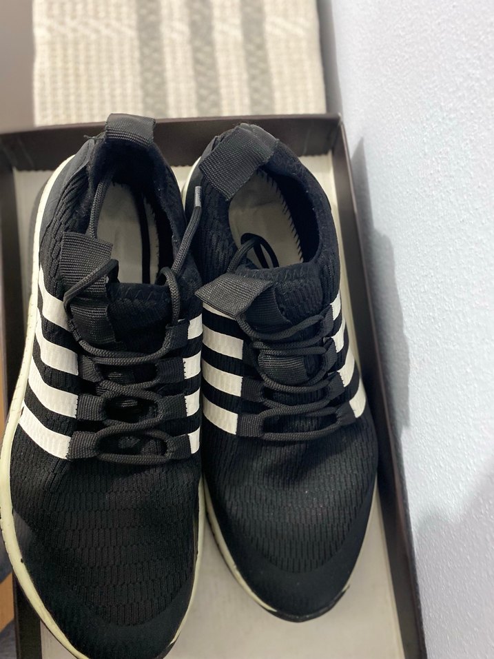 Siyah Çizgili Bağcıklı Erkek Spor Ayakkabı - Görsel 4