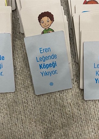 Konuşma Kartları - Dört Sözcüklü Cümleler - Görsel 2