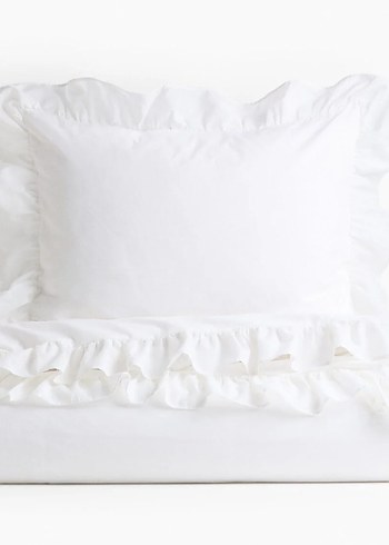 H&M Farbalalı Tek Kişilik Nevresim Takımı - Görsel 2