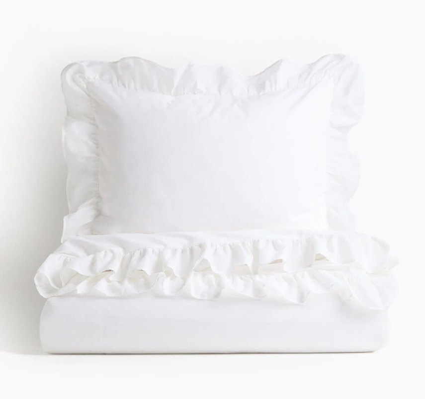 H&M Farbalalı Tek Kişilik Nevresim Takımı - Görsel 2