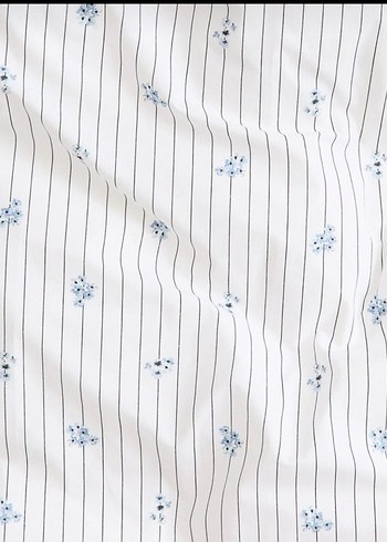 H&M Tek Kişilik Pamuklu Nevresim Takımı - Görsel 3