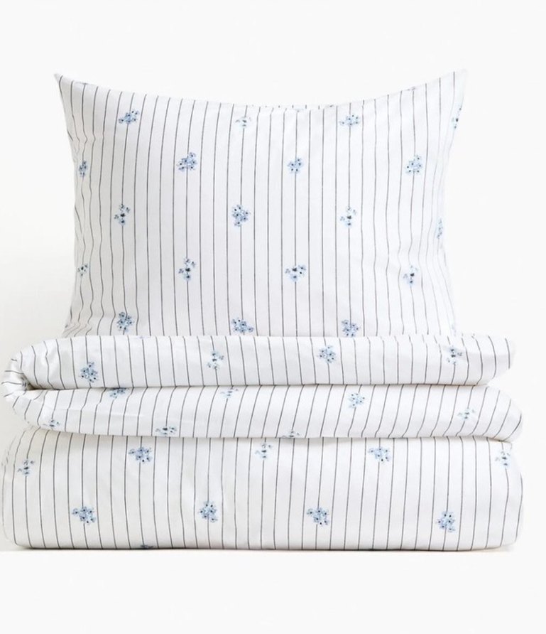 H&M Tek Kişilik Pamuklu Nevresim Takımı - Görsel 2