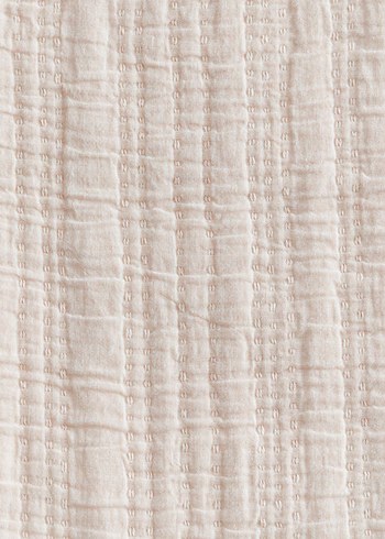 H&M PAMUKLU MUSLİN YATAK ÖRTÜSÜ - Görsel 4