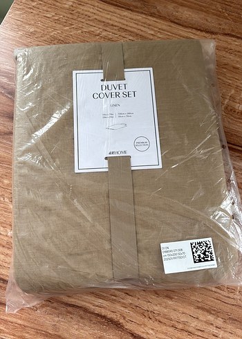 H&M TEK KİŞİLİK KETEN NEVRESİM TAKIMI - Görsel 4