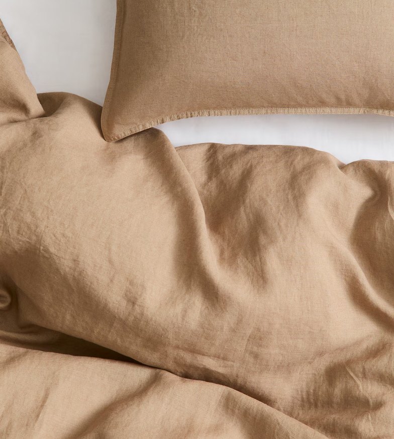 H&M TEK KİŞİLİK KETEN NEVRESİM TAKIMI - Görsel 2