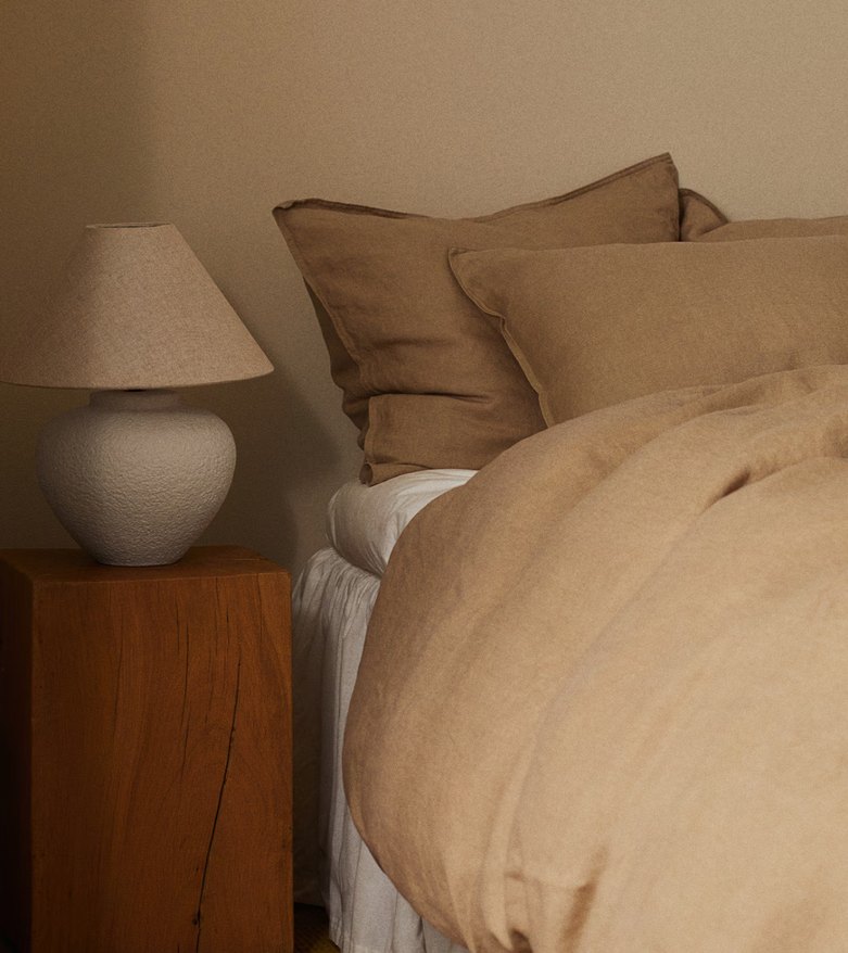 H&M TEK KİŞİLİK KETEN NEVRESİM TAKIMI - Görsel 3