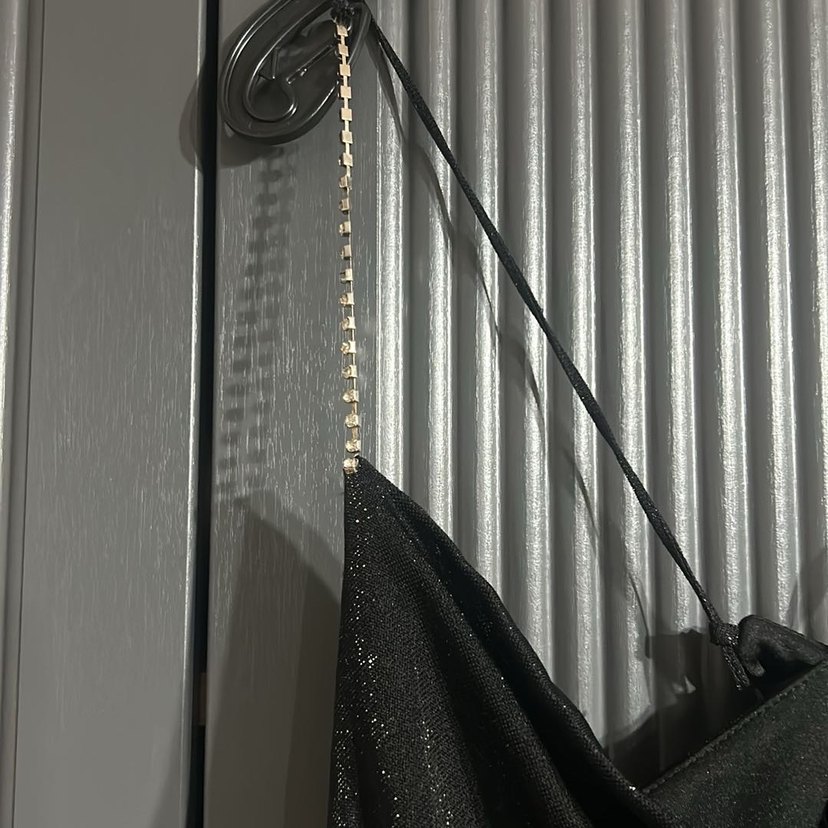 Kısa Siyah Drapeli Kadın Elbise - Görsel 3