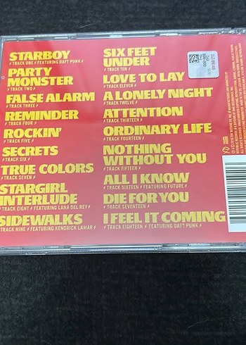 The Weeknd - Starboy Albümü CD - Görsel 2