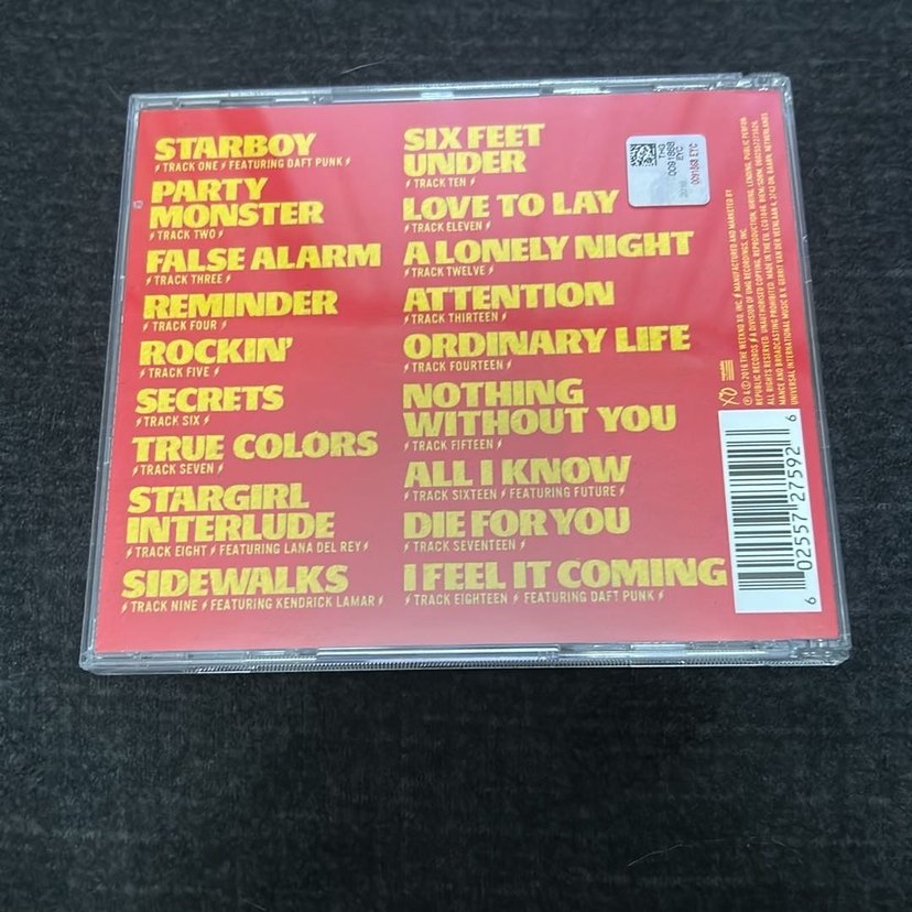The Weeknd - Starboy Albümü CD - Görsel 2