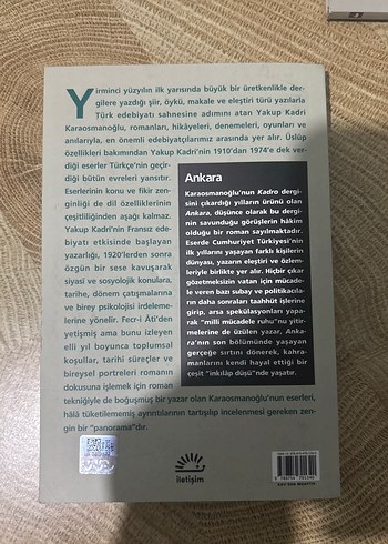 Yakup Kadri Karaosmanoğlu - Ankara Romanı - Görsel 2