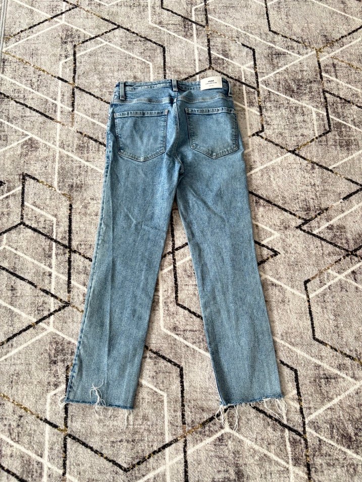 Kadın Mavi Denim Pantolon - Görsel 2