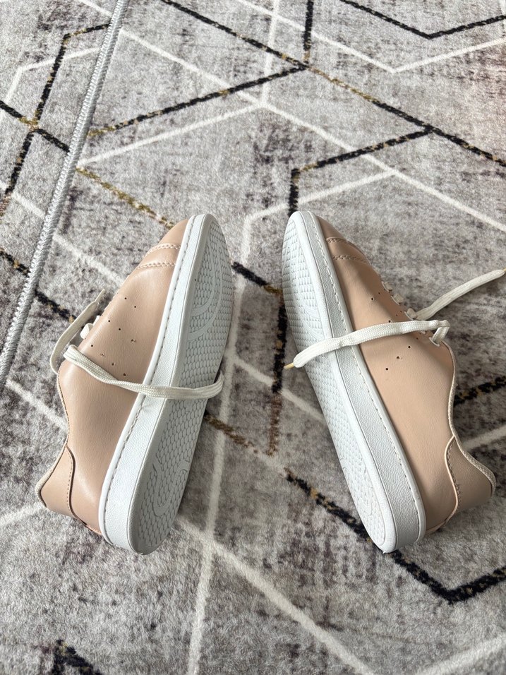 Bej Kadın Sneakers - Görsel 3