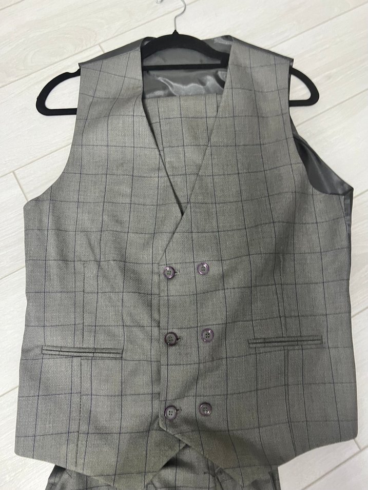 Gri Desenli Erkek Takım Ceketi - Görsel 3