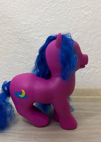 Büyük Mor Pastel Renkli At Figürü - Görsel 3