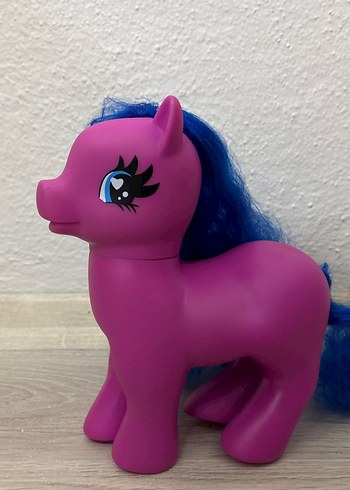 Büyük Mor Pastel Renkli At Figürü - Görsel 2