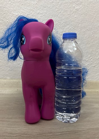 Büyük Mor Pastel Renkli At Figürü - Görsel 4