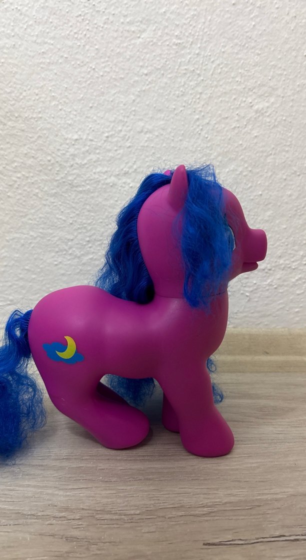 Büyük Mor Pastel Renkli At Figürü - Görsel 3