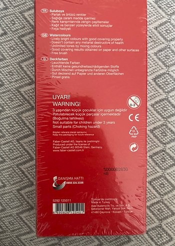 Faber-Castell 12 Renk Suluboya Seti - Görsel 2