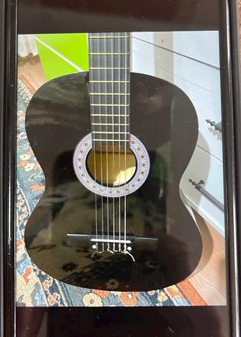 Siyah Klasik Gitar - Görsel 2