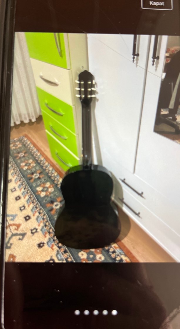 Siyah Klasik Gitar - Görsel 5