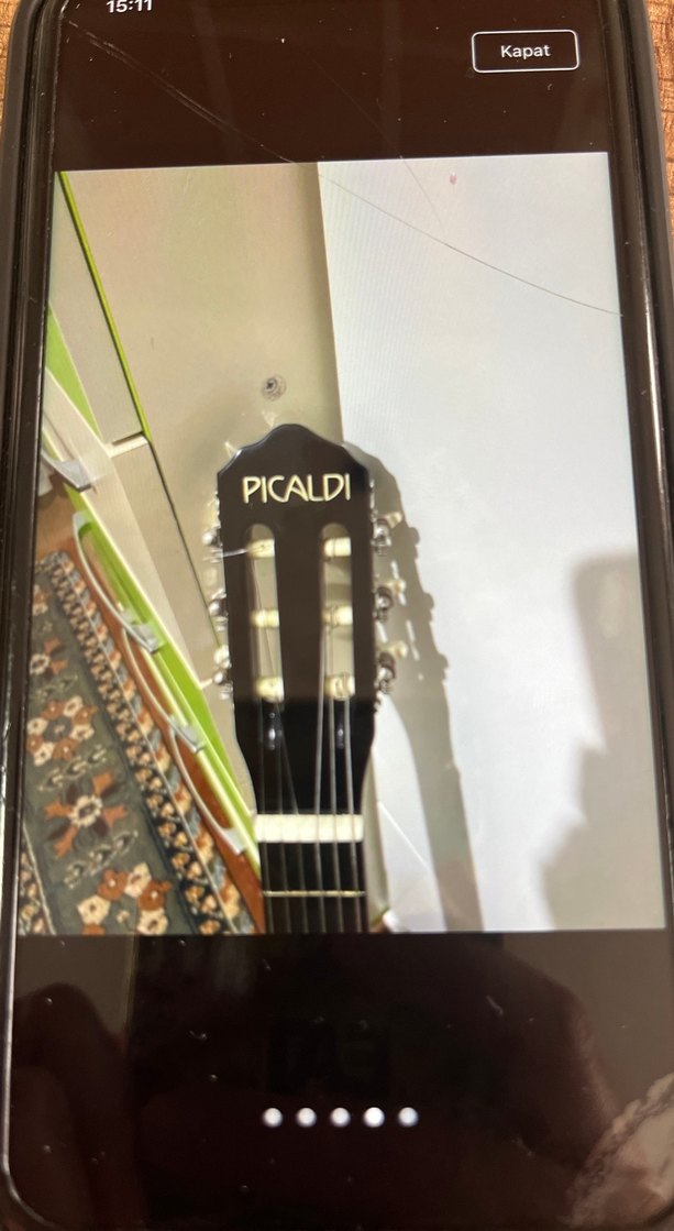 Siyah Klasik Gitar - Görsel 4