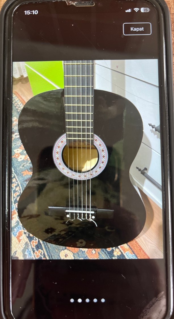 Siyah Klasik Gitar - Görsel 2