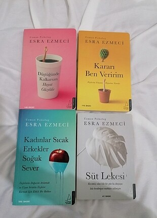 Esra Ezmeci Kitap Seti Düştüğünde Kalkarsan Hayat Güzeldir.Karar