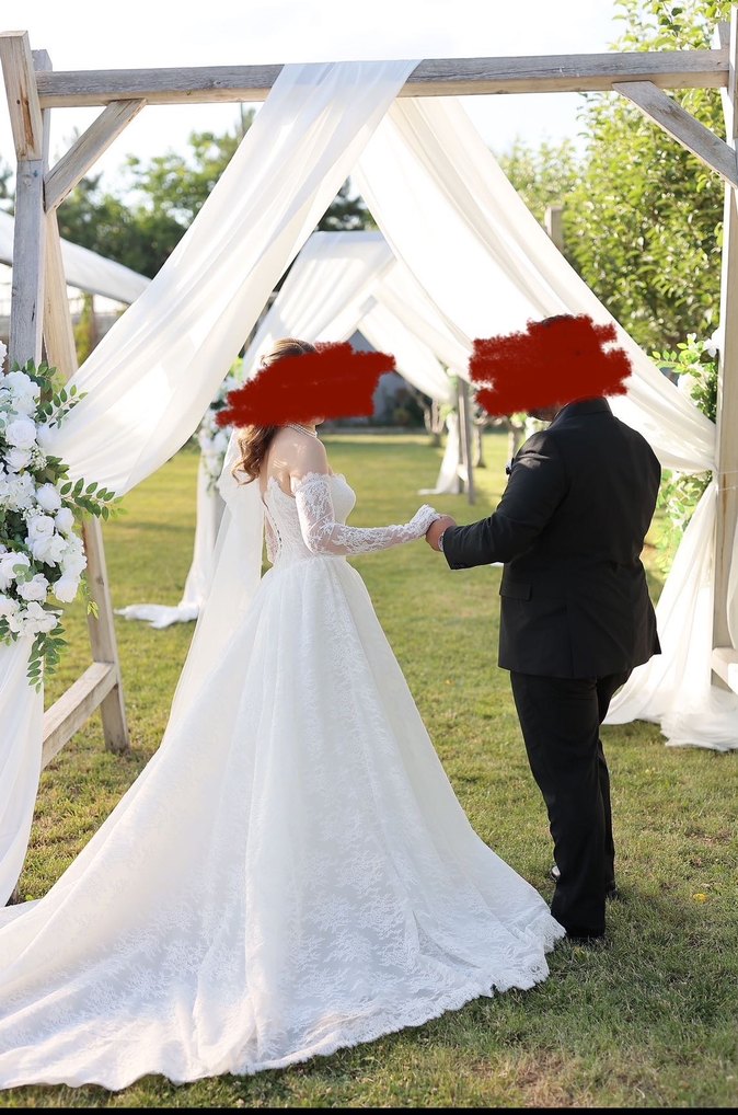 Fransız Dantel Gelinlik - Görsel 2