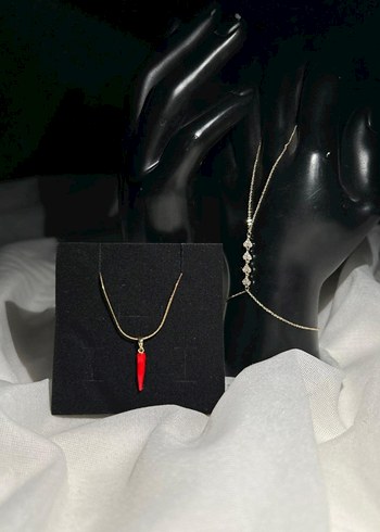 Çelik Napoli Biberi Kolye - Görsel 2