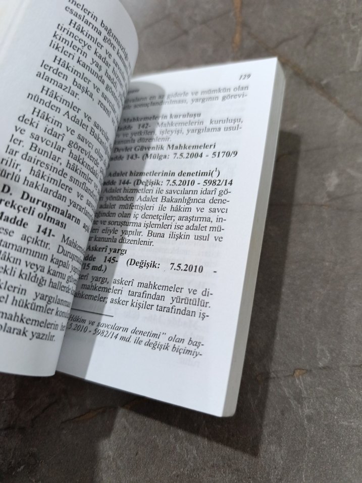 T.C. Anayasası 12 Eylül 2010 Cep Kitap - Görsel 3