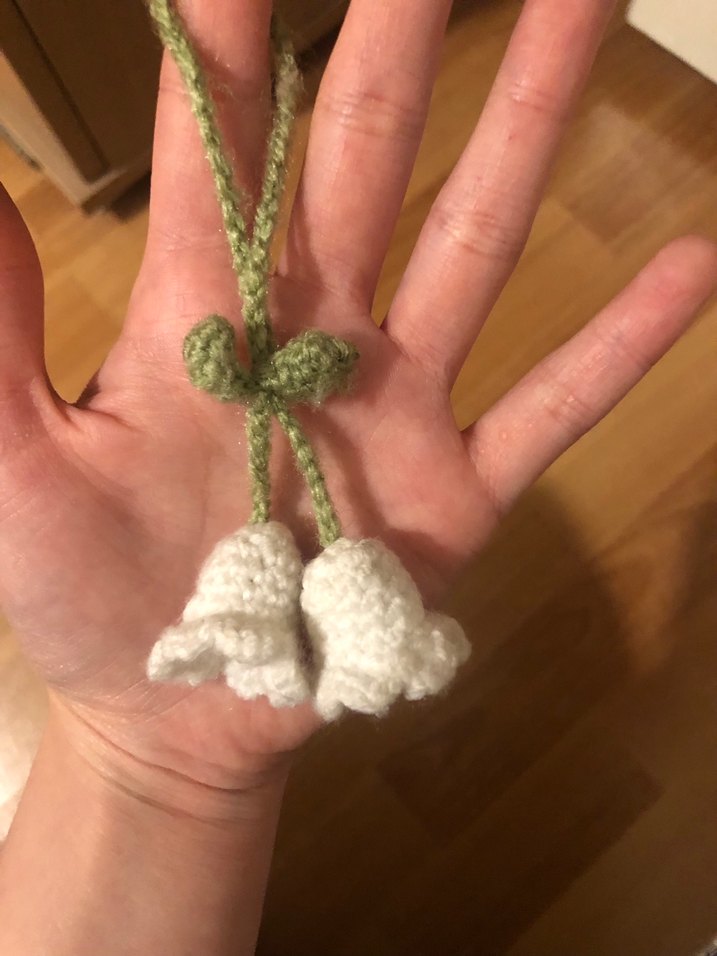 Beyaz Püsküllü Bohem Kadın Anahtarlık - Görsel 3