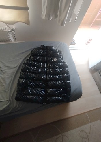 Siyah Parlak Düğmeli Erkek Şişme Yelek - Görsel 4