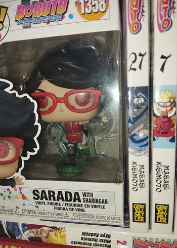 Boruto Sarada Sharingan funko pop figür - Görsel 2
