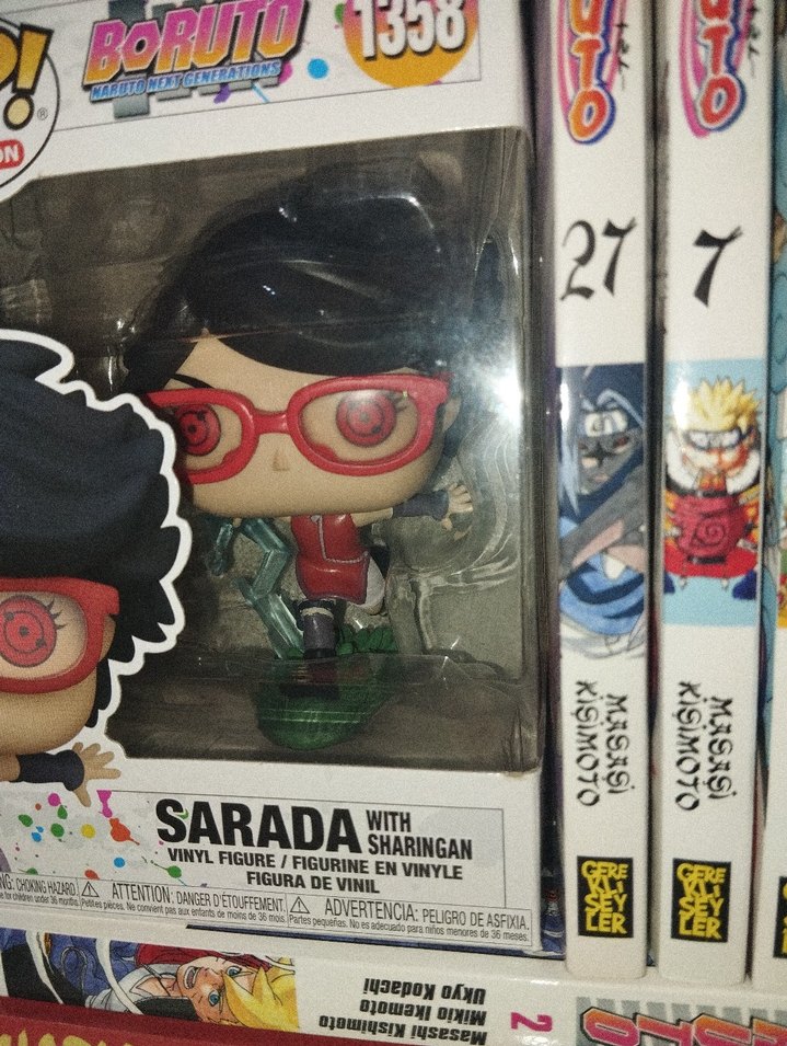 Boruto Sarada Sharingan funko pop figür - Görsel 2