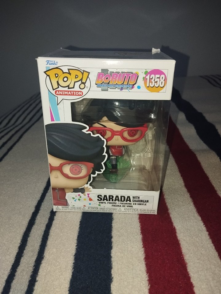 Boruto Sarada Sharingan funko pop figür - Görsel 4
