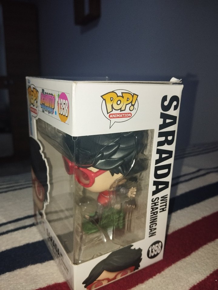 Boruto Sarada Sharingan funko pop figür - Görsel 5