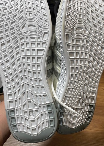 Beyaz erkek  Sneakers, Elastik Detaylı - Görsel 5