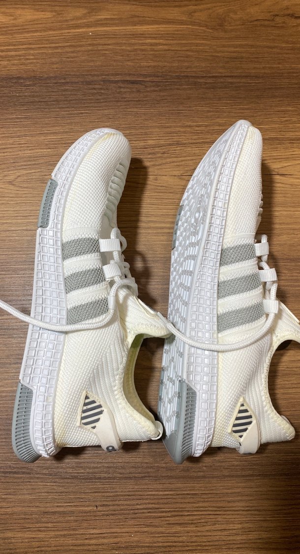 Beyaz erkek  Sneakers, Elastik Detaylı - Görsel 4