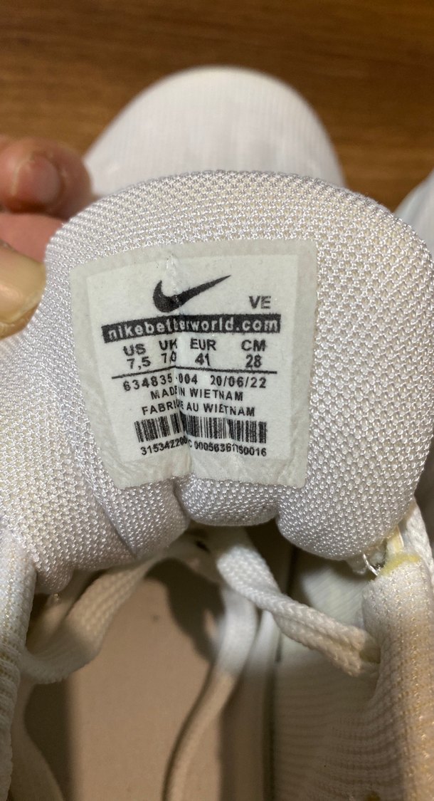 Nike Beyaz Kadın Spor Ayakkabı - Görsel 4