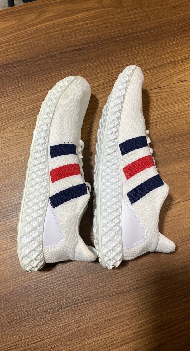 Beyaz Elastik Bağcıklı Erkek Spor Ayakkabı - Görsel 5