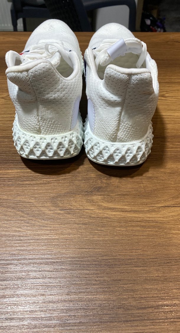 Beyaz Elastik Bağcıklı Erkek Spor Ayakkabı - Görsel 3