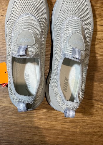 Beyaz Gri Stiletto Topuklu Spor Ayakkabı - Görsel 4