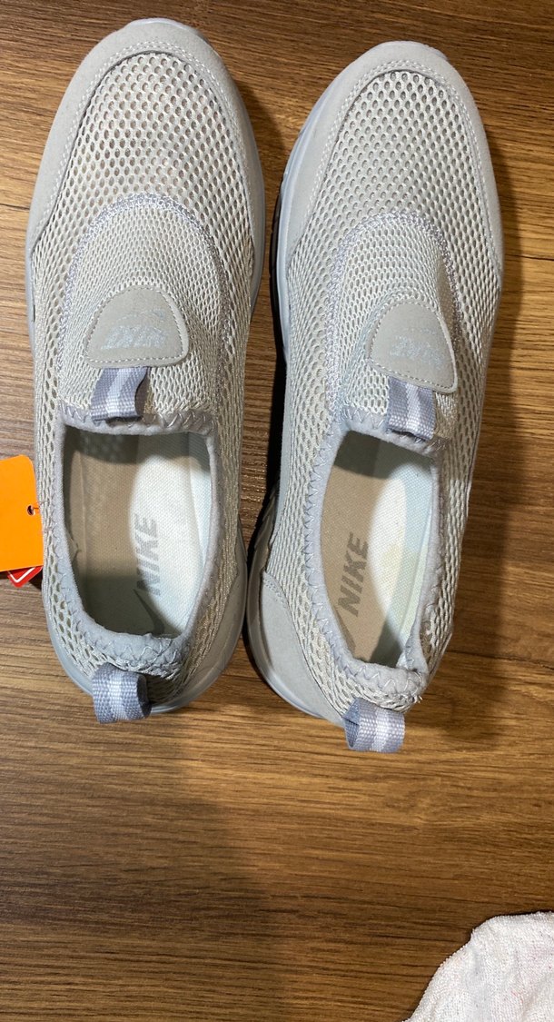 Beyaz Gri Stiletto Topuklu Spor Ayakkabı - Görsel 4