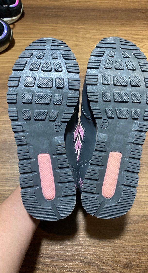 Gri-Pembe Adidas Kadın Spor Ayakkabı - Görsel 5