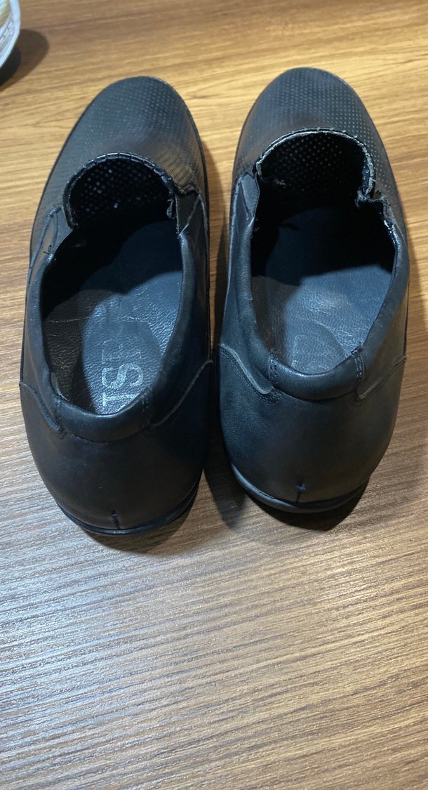 Siyah deri  Erkek Klasik Ayakkabı - Görsel 3