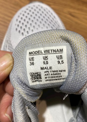 Gri Kadın Spor Ayakkabı Stiletto Topuklu - Görsel 4