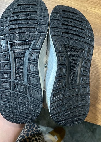 Gri Kadın Spor Ayakkabı Stiletto Topuklu - Görsel 5