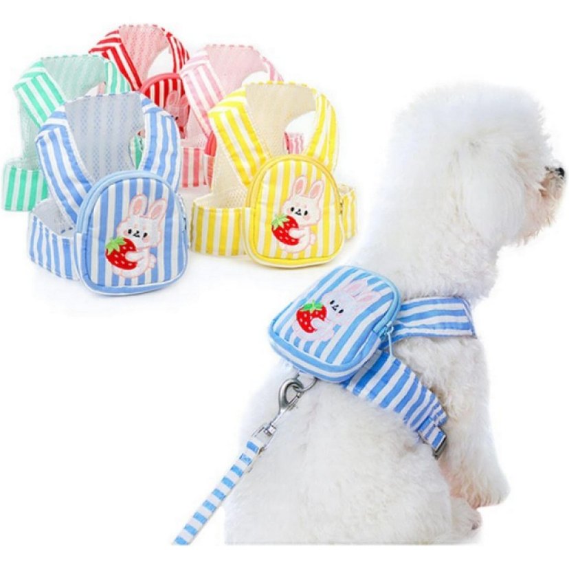 EVCİL HAYVAN ÇANTALI GÖĞÜS GEZDİRME TASMASI SETİ - Görsel 3