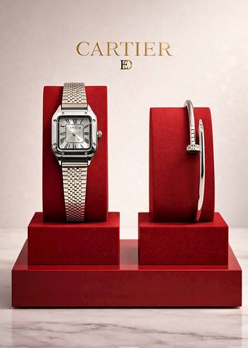 Altın Renkli Modern Klasik Kadın Saati - Görsel 4