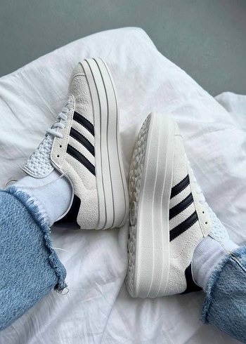 Kadın Mavi Denim Platform Spor Ayakkabı - Görsel 9